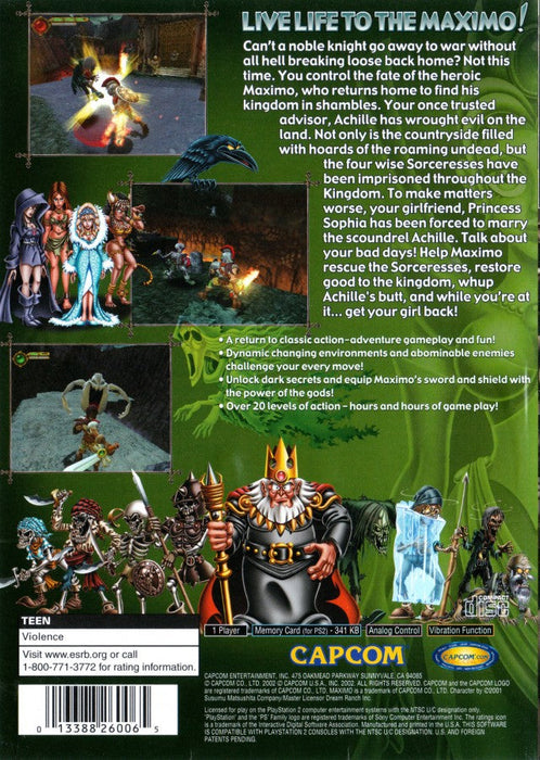 Maximo: Ghosts to Glory – PlayStation 2 (PS2) - for just $14.99! 