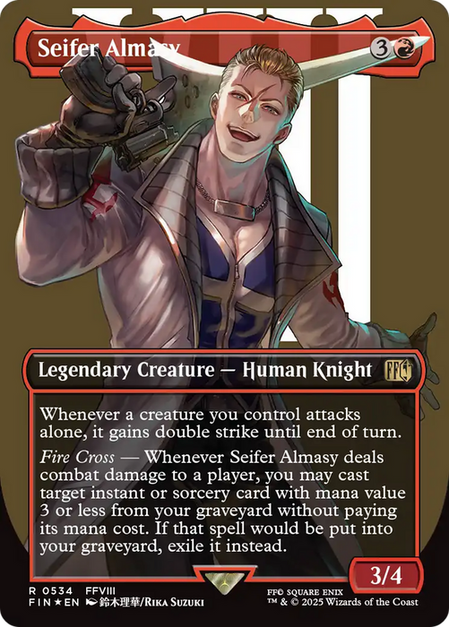 Seifer Almasy (FIN-534) - FINAL FANTASY (Borderless) Foil - for just $2.76! 