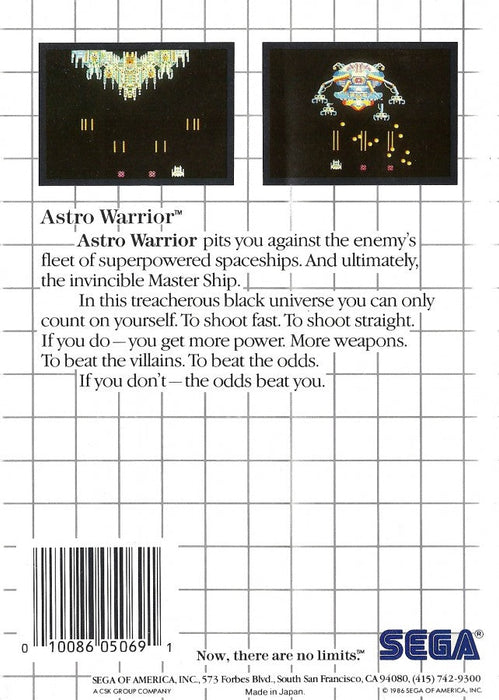 Astro Warrior – Sega Master System (SMS) - for just $15.99! 