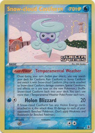 Snow-cloud Castform (29/113) (Stamped) [EX: Delta Species] - for just $9.85! 