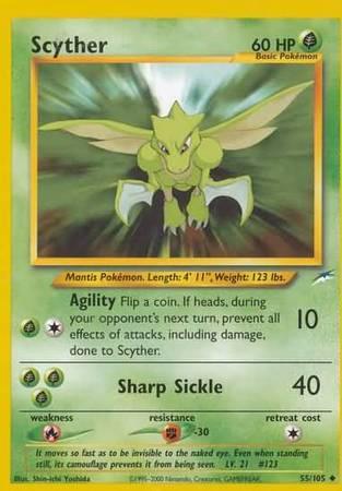 Scyther (55/105) [Neo Destiny Unlimited] - for just $2.45! 