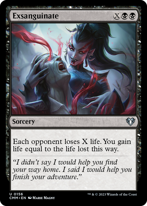 Exsanguinate (CMM-156) - Commander Masters - for just $0.31! 
