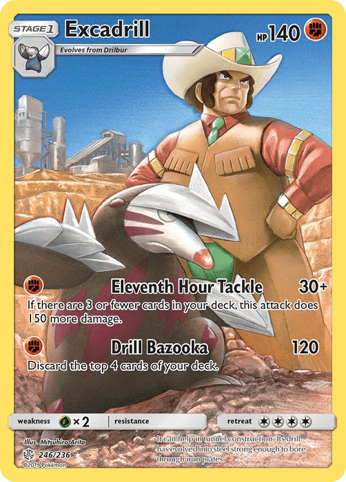 Excadrill (246/236) [Sun & Moon: Cosmic Eclipse] - for just $2! 