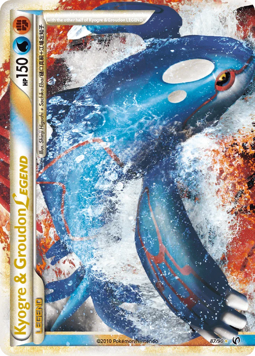 Kyogre & Groudon LEGEND (87/90) [HeartGold & SoulSilver: Undaunted] - for just $85.10! 