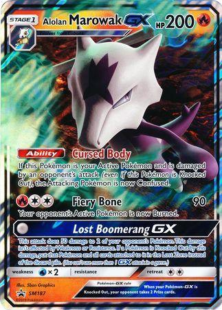 Alolan Marowak GX (SM187) (Jumbo Card) [Sun & Moon: Black Star Promos] - for just $4.30! 