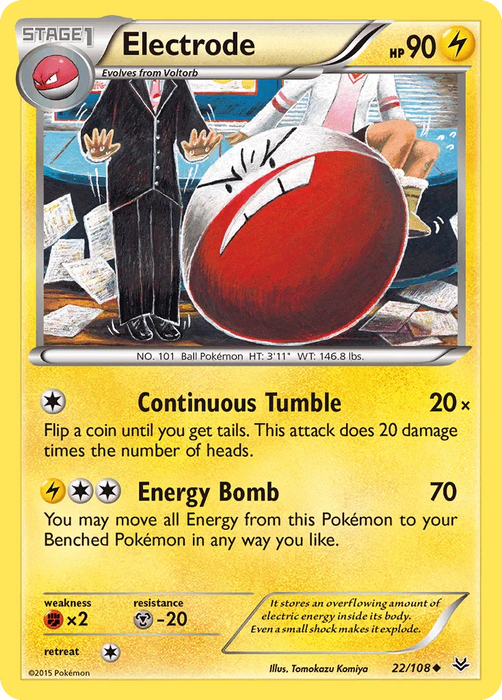 Electrode (22/108) [XY: Roaring Skies] - for just $0.15! 