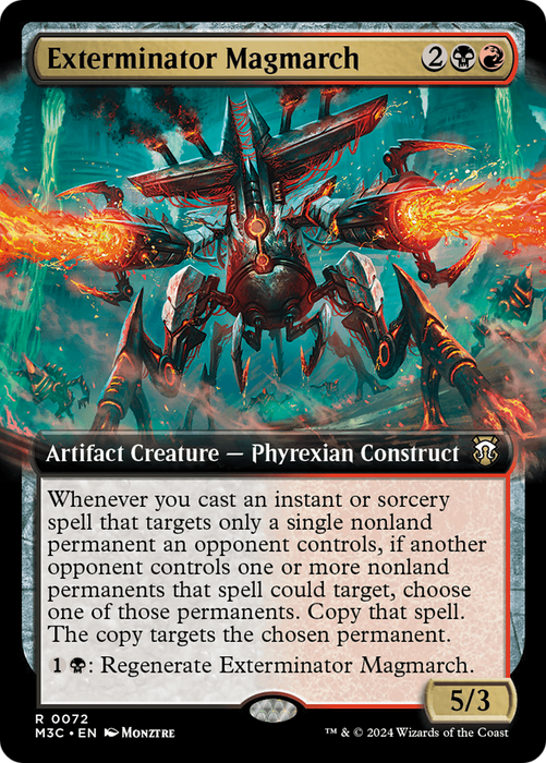 Exterminator Magmarch (Extended Art) (Ripple Foil) [Modern Horizons 3 Commander] - Just $0.70! Shop now at Retro Gaming of Denver