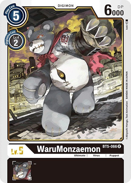 WaruMonzaemon [BT5-066] (Demo Deck Exclusive) [Battle of Omni Promos] - Just $0.09! Shop now at Retro Gaming of Denver