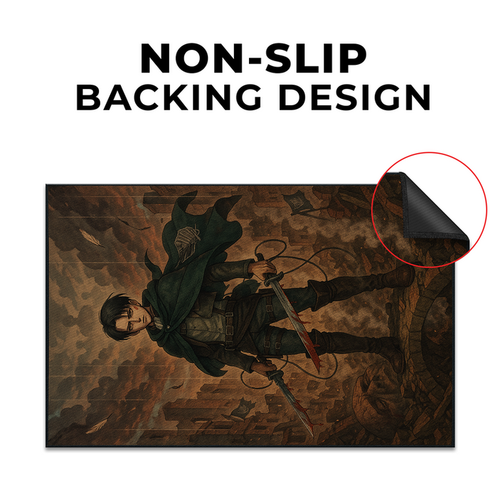Attack On Titan Inspired Decor Rug- 62x40 inches - for just $44.99! 