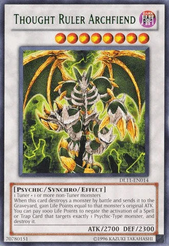 Thought Ruler Archfiend (Green) [DL11-EN014] Rare - for just $7.20! 