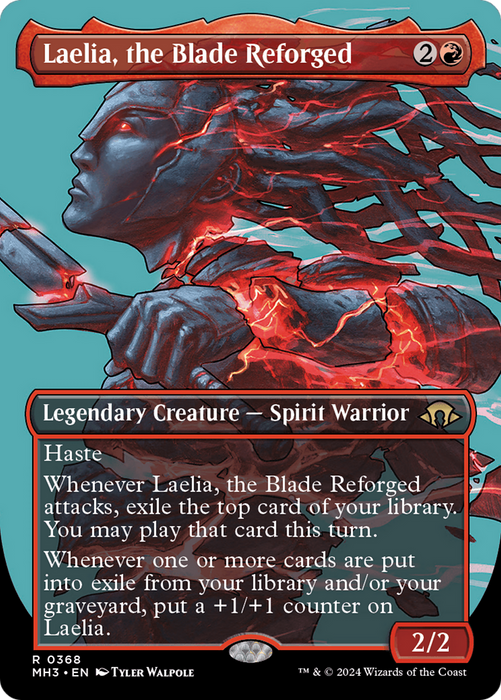 Laelia, the Blade Reforged (Borderless) (MH3-368) - Modern Horizons 3 (Borderless) - for just $0.43! 