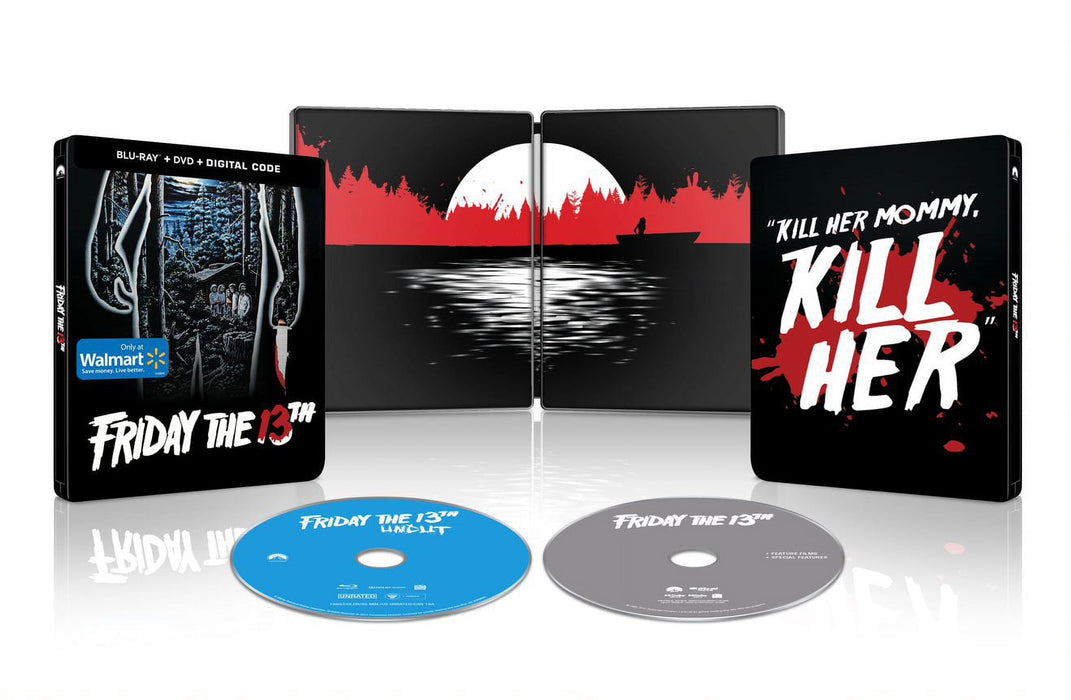 Friday the 13th - Limited Edition Steelbook (Blu-ray + DVD + Digital) - for just $29.99! 