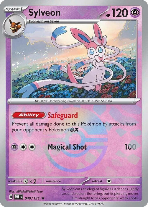 Sylveon (040/131) (Poke Ball Pattern) [Scarlet & Violet: Prismatic Evolutions] - for just $1.05! 