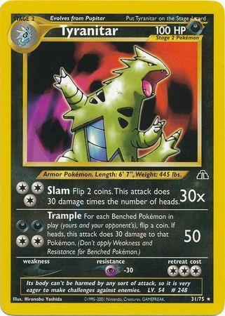 Tyranitar (31/75) [Neo Discovery Unlimited] - for just $7.50! 