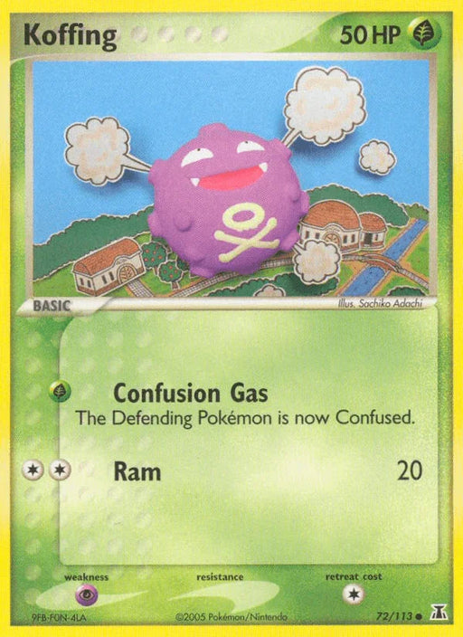 Koffing (72/113) [EX: Delta Species] - for just $1.80! 