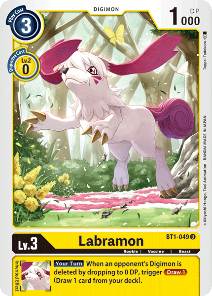 Labramon [BT1-049] [Release Special Booster Ver.1.0] - Just $0.09! Shop now at Retro Gaming of Denver