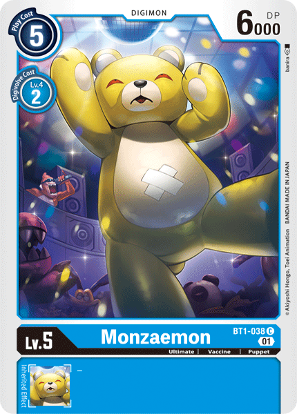 Monzaemon [BT1-038] (Alternative Art) [Starter Deck: Ulforce Veedramon] - Just $0.09! Shop now at Retro Gaming of Denver