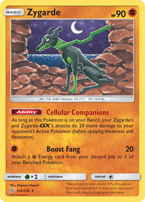 Zygarde (124/236) [Sun & Moon: Unified Minds] - for just $0.15! 