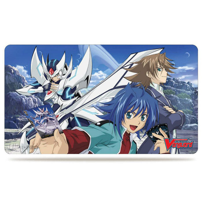 Ultra PRO: Playmat - Cardfight!! Vanguard (Blaster Blade, Aichi vs. Kai) - for just $0! 