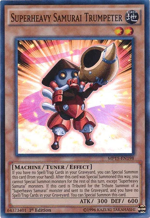 Superheavy Samurai Trumpeter [MP15-EN198] Super Rare - for just $0.35! 