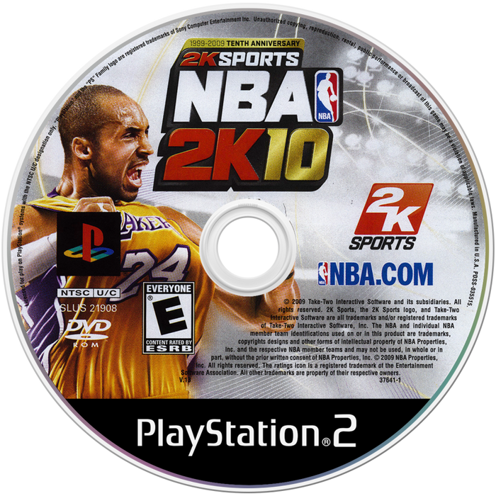 NBA 2K10 – PlayStation 2 (PS2) - for just $7.99! 