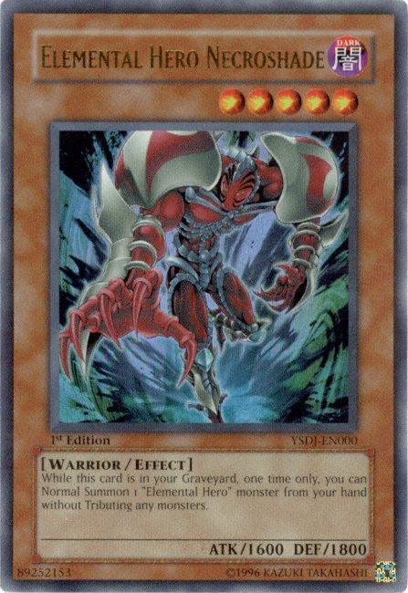 Elemental HERO Necroshade [YSDJ-EN000] Ultra Rare - for just $1.15! 