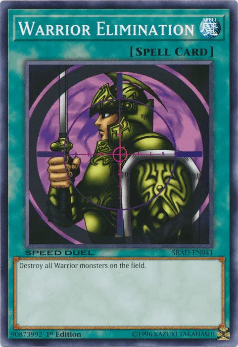 Warrior Elimination [SBAD-EN041] Common - for just $0.10! 