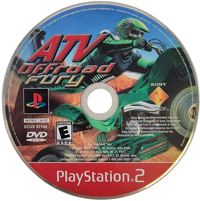 ATV Offroad Fury [Greatest Hits] – PlayStation 2 (PS2) - for just $8.99! 