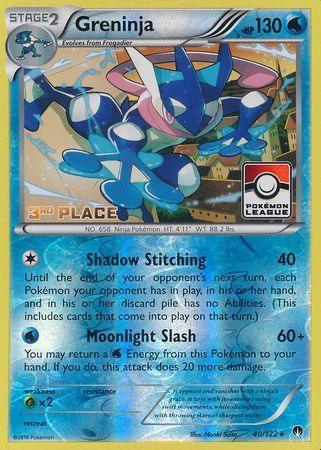 Greninja (40/122) (League Promo 3rd Place) [XY: BREAKpoint] - for just $24! 