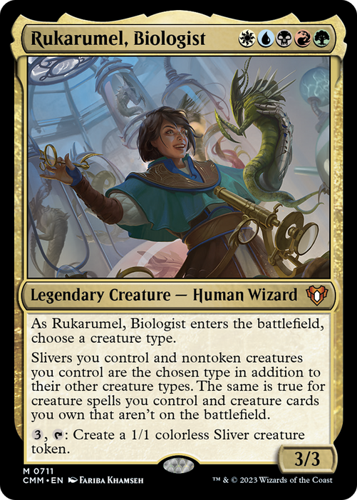 Rukarumel, Biologist (CMM-711) - Commander Masters Foil - for just $0.67! 