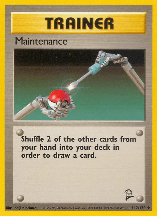 Maintenance (112/130) [Base Set 2] - for just $0.45! 