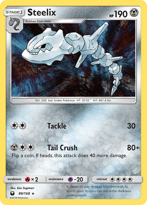 Steelix (89/168) [Sun & Moon: Celestial Storm] - for just $1.15! 