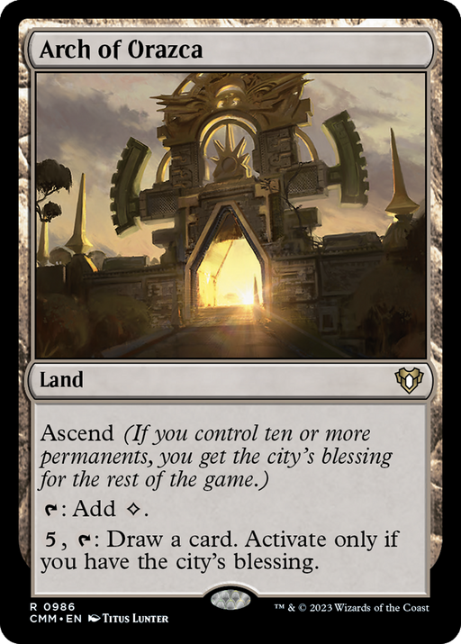 Arch of Orazca (CMM-986) - Commander Masters - for just $0.11! 