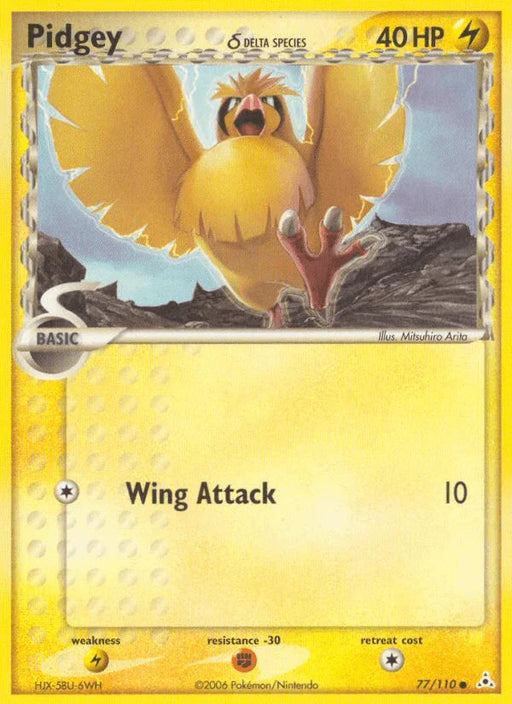 Pidgey (77/110) (Delta Species) [EX: Holon Phantoms] - for just $0.50! 