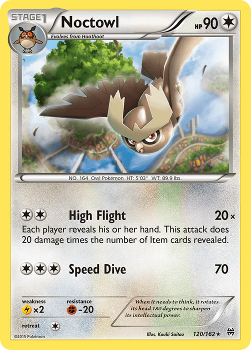 Noctowl (120/162) [XY: BREAKthrough] - for just $0.15! 