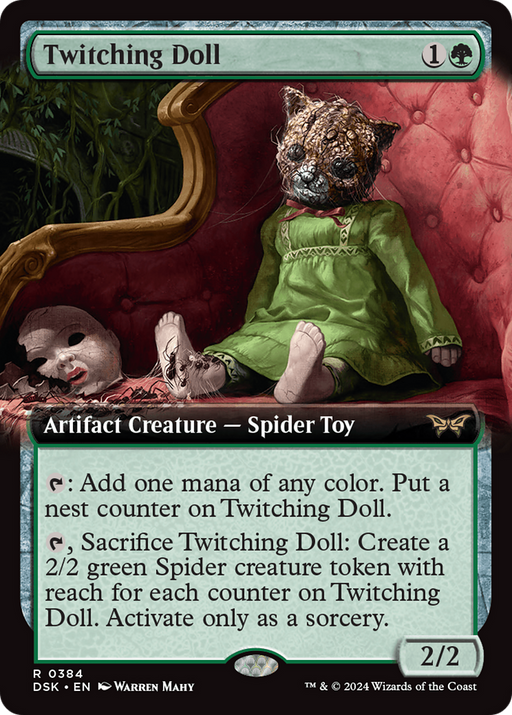 Twitching Doll (DSK-384) - Duskmourn: House of Horror: (Extended Art) Foil - for just $1.99! 