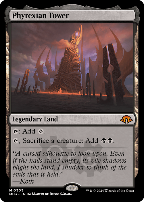 Phyrexian Tower (MH3-303) - Modern Horizons 3 - for just $8.34! 