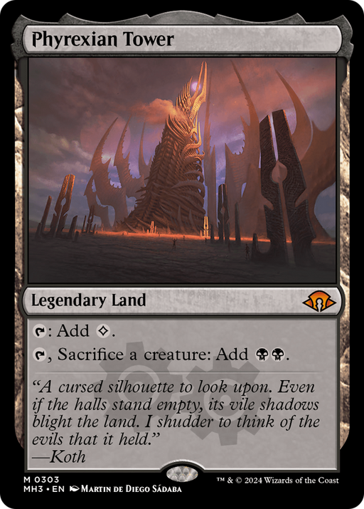 Phyrexian Tower (MH3-303) - Modern Horizons 3 - for just $8.58! 