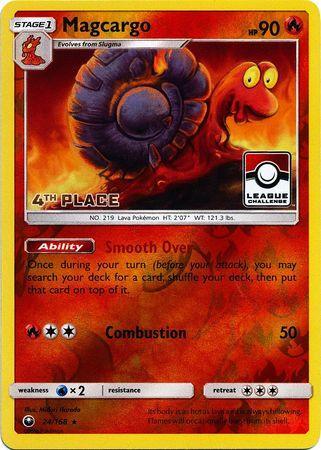Magcargo (24/168) (League Promo 4th Place) [Sun & Moon: Celestial Storm] - for just $1.20! 