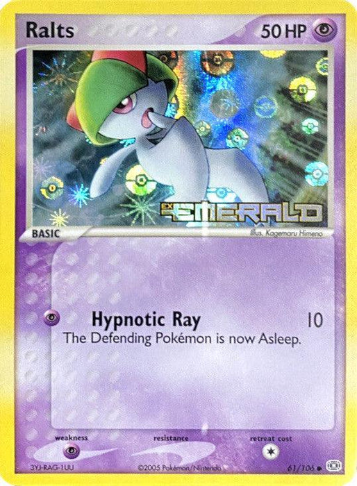 Ralts (61/106) (Stamped) [EX: Emerald] - for just $16.20! 