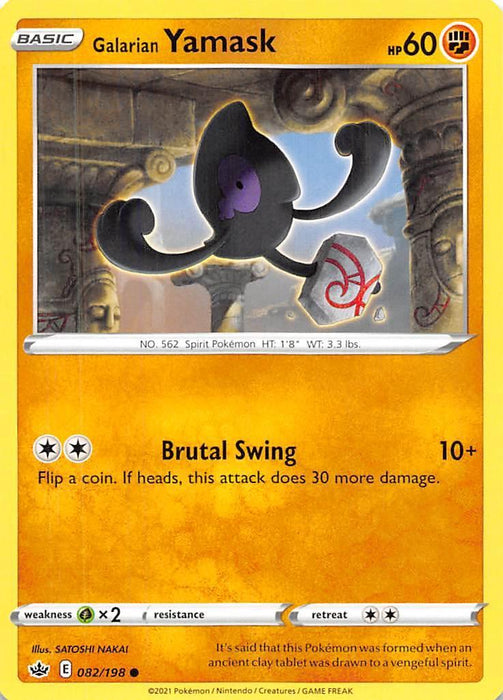 Galarian Yamask (082/198) [Sword & Shield: Chilling Reign] - for just $0.10! 