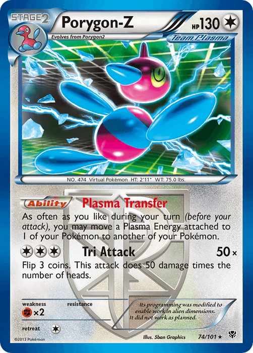 Porygon-Z (74/101) [Black & White: Plasma Blast] - for just $1.10! 