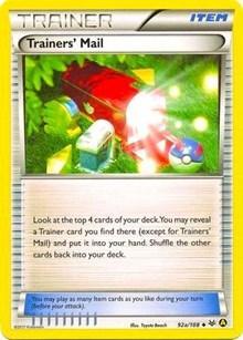 Trainers' Mail (92a/108) (Alternate Art Promo) [XY: Roaring Skies] - for just $0.75! 