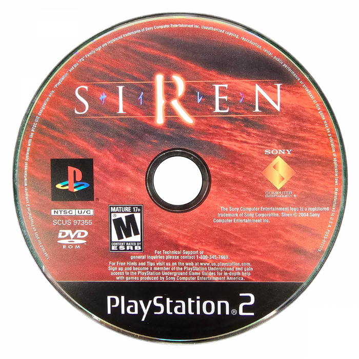 Siren [COMPLETE IN BOX] – PlayStation 2 (PS2) - for just $117.99! 