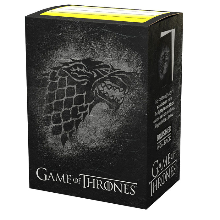 Dragon Shield: Standard 100ct Brushed Art Sleeves - Game of Thrones (House Stark) - Just $0! Shop now at Retro Gaming of Denver