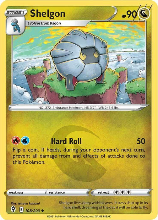 Shelgon (108/203) [Sword & Shield: Evolving Skies] - for just $0.10! 