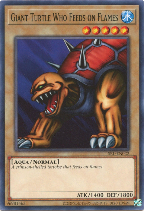Giant Turtle Who Feeds on Flames (25th Anniversary) [SRL-EN022] Common - for just $0.10! 