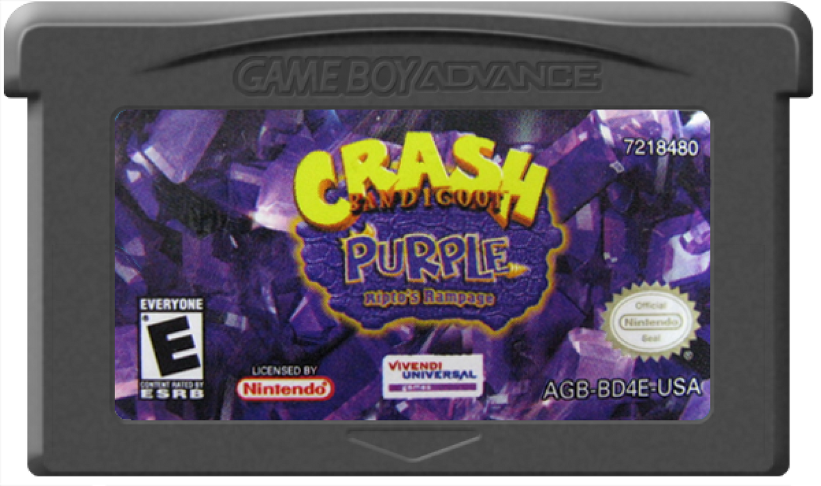 Crash Bandicoot: Purple – Game Boy Advance (GBA) - for just $0! 