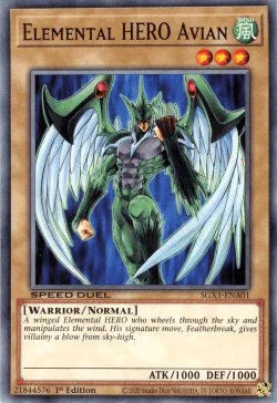 Elemental HERO Avian [SGX1-ENA01] Common - for just $0.10! 