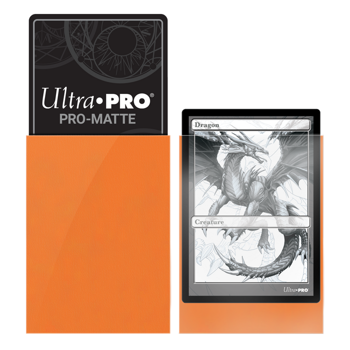 Ultra PRO: Standard 50ct Sleeves - PRO-Matte (Orange) - Just $0! Shop now at Retro Gaming of Denver